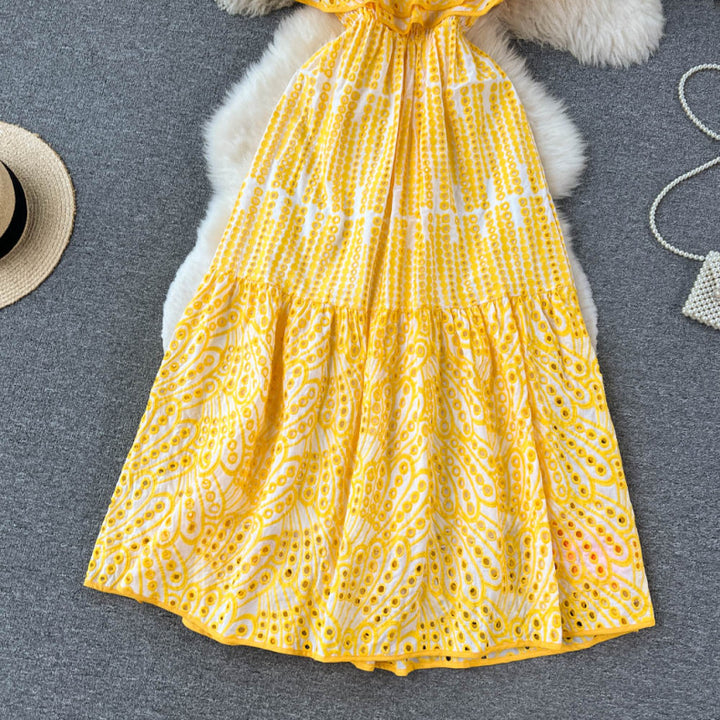 Embroidered Spanish spring dress 