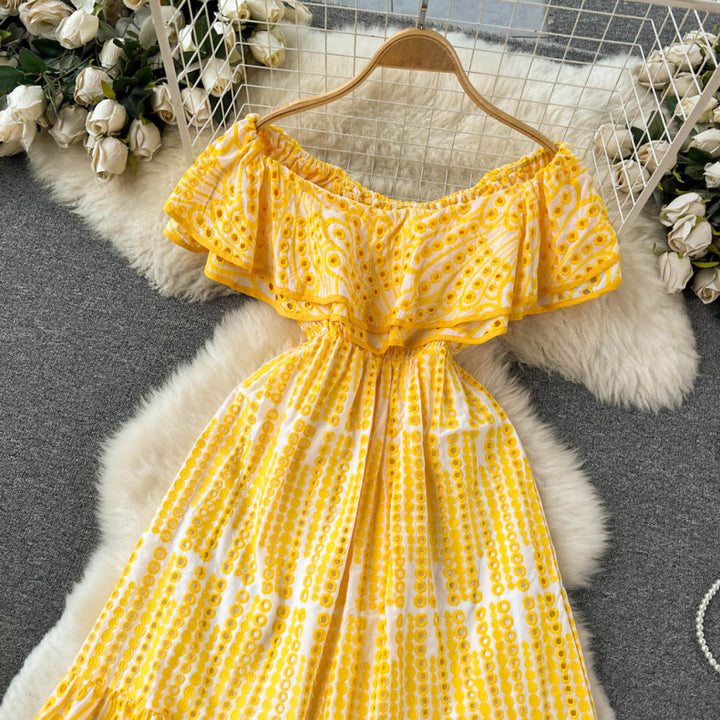Embroidered Spanish spring dress 
