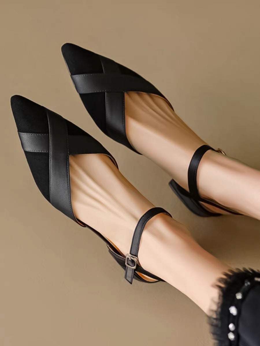 Practical suede shoes 