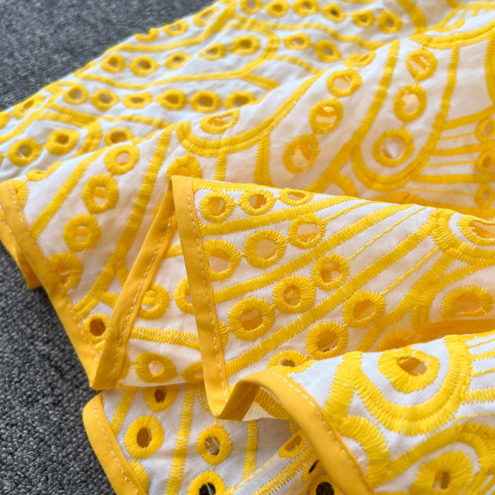 Embroidered Spanish spring dress 
