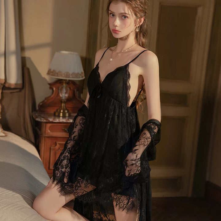 Soft lace bridal set