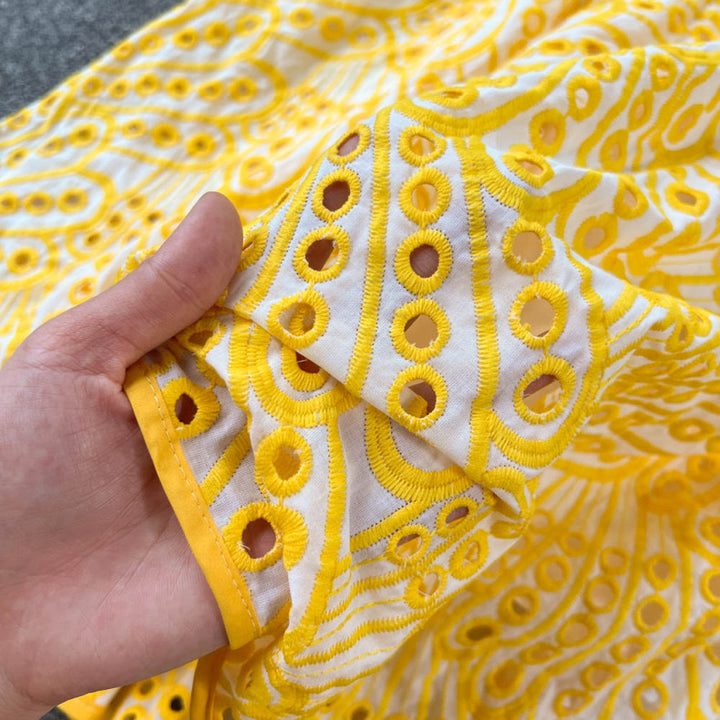 Embroidered Spanish spring dress 