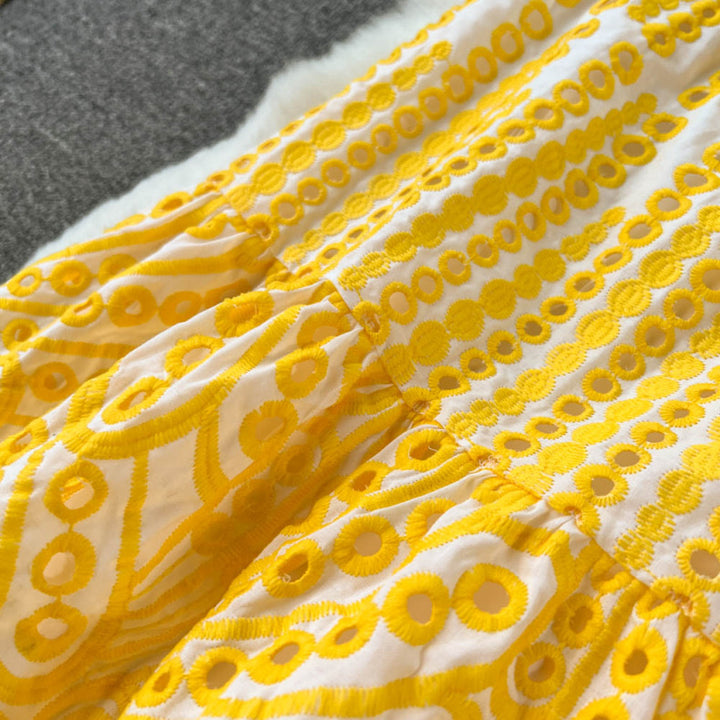 Embroidered Spanish spring dress 
