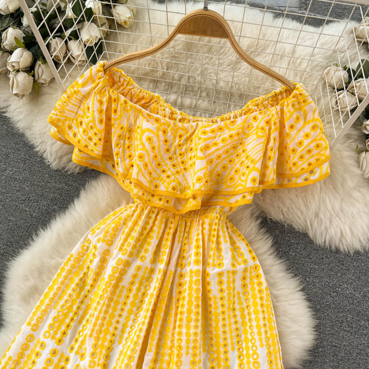 Embroidered Spanish spring dress 
