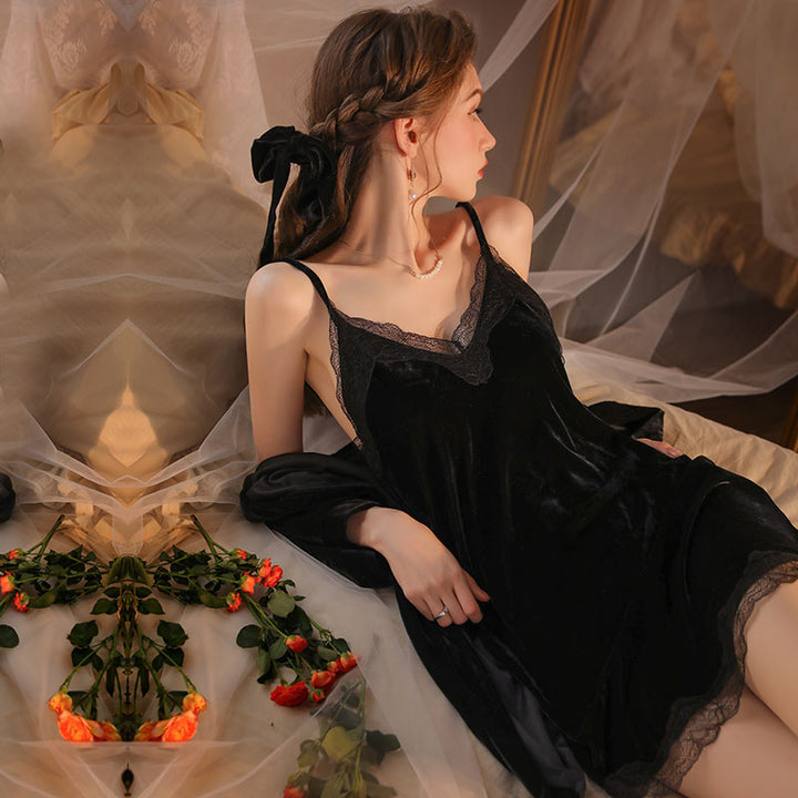 <transcy>Soft Suede Velvet Set</transcy>
