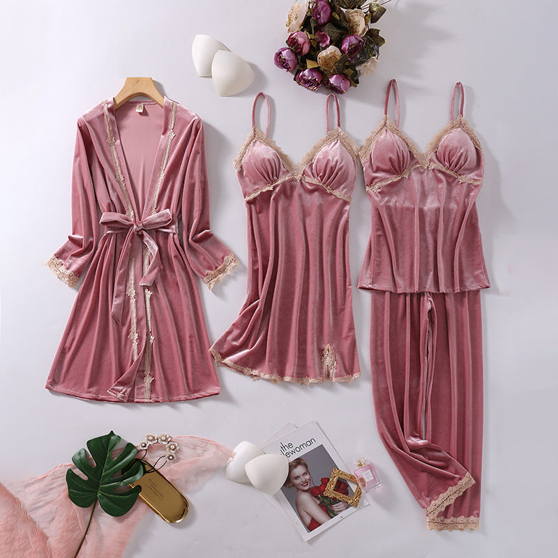 <transcy>Soft Suede Velvet Set</transcy>
