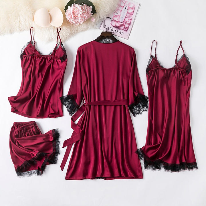 <transcy>Sexy Lace Silk Set</transcy>